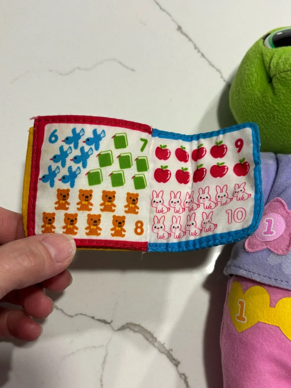 Leapfrog Lily Talking Musical Plush Green Pink Interactive Frog Learning Toy